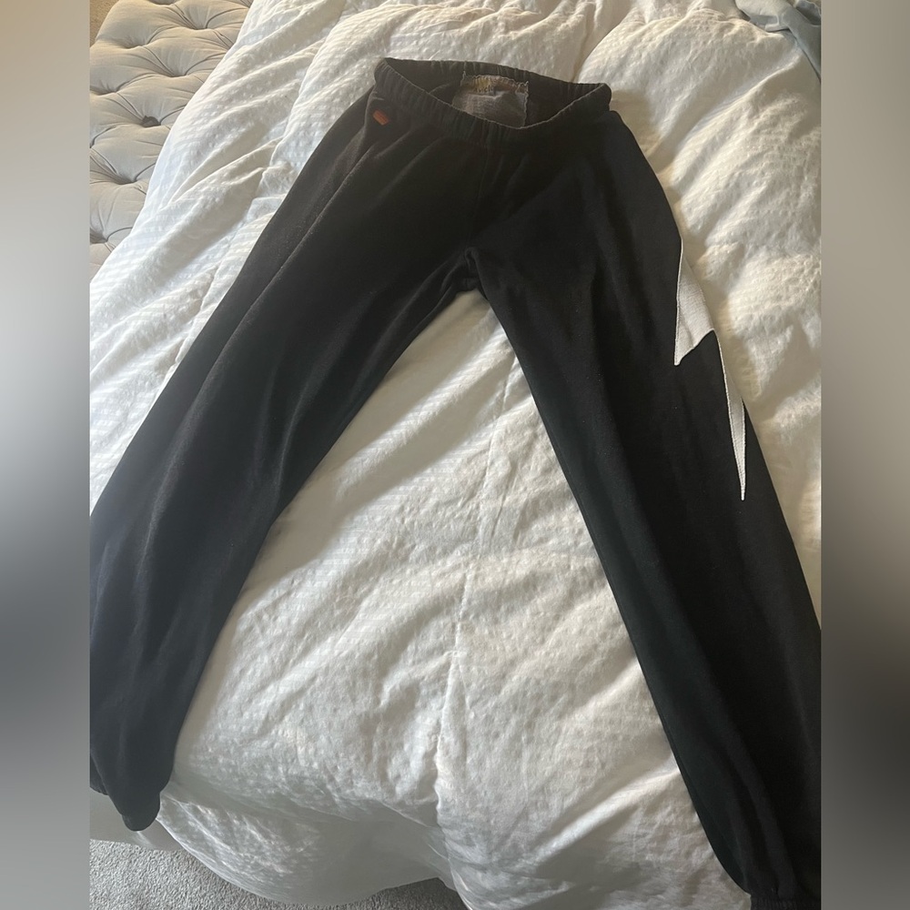 black aviator nation sweatpants